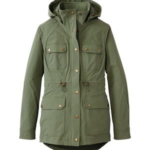 Green L.L.Beam Quilted Utility Jacket